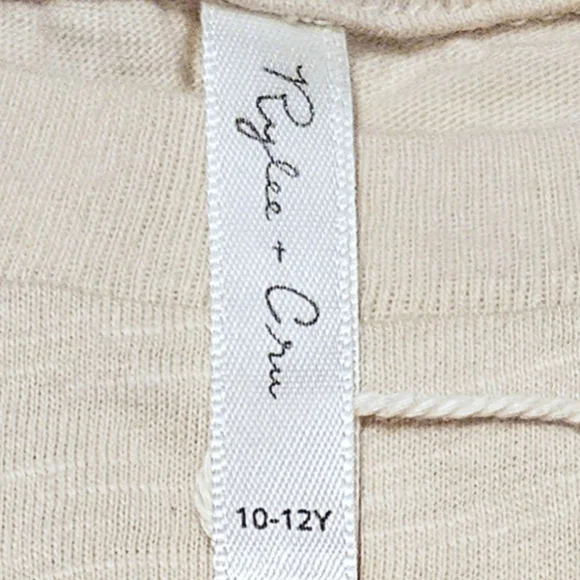 NWT Rylee + Cru Flutter Sleeve Ladybug Graphic Tank Top Shell, 10-12Y - Picture 4 of 4